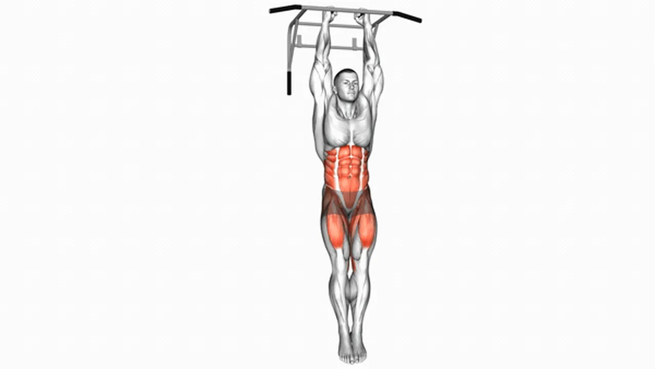 What are the benefits of hanging oblique knee raises? Image