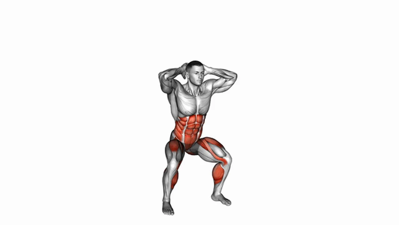 How to do high knee squats? Image