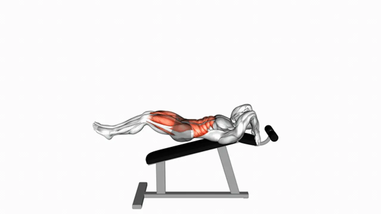 Incline Leg Hip Raise