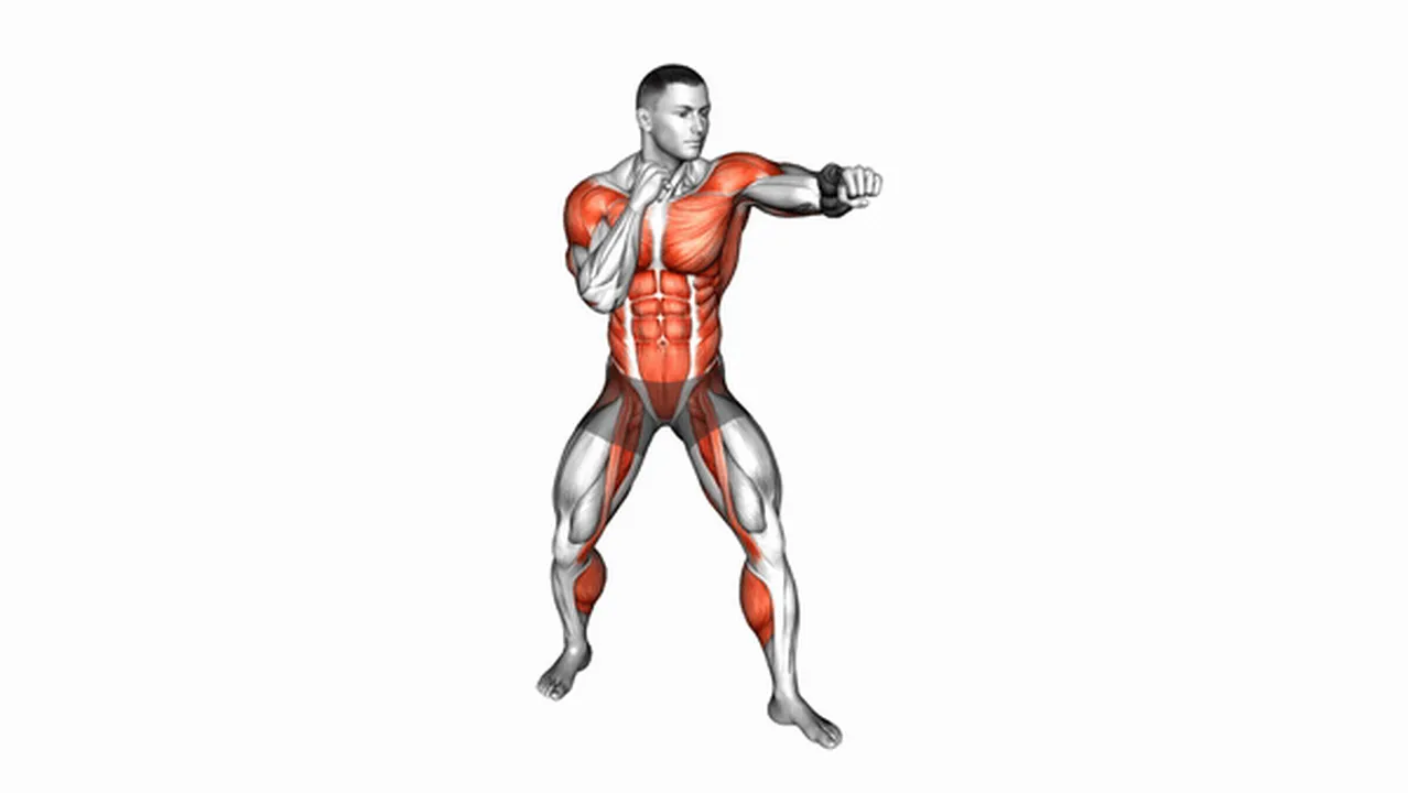 Common variations of the Jab, Jab, Right Cross Image