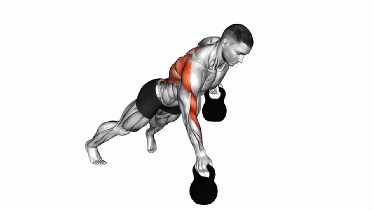 Common mistakes during kettlebell alternating renegade rows Image