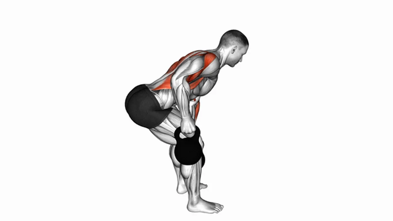 How to do kettlebell alternating rows? Image