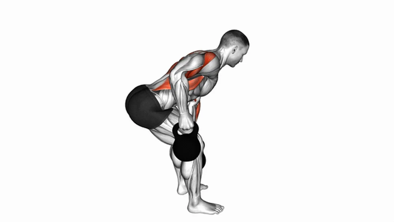 Common kettlebell alternating row variations Image