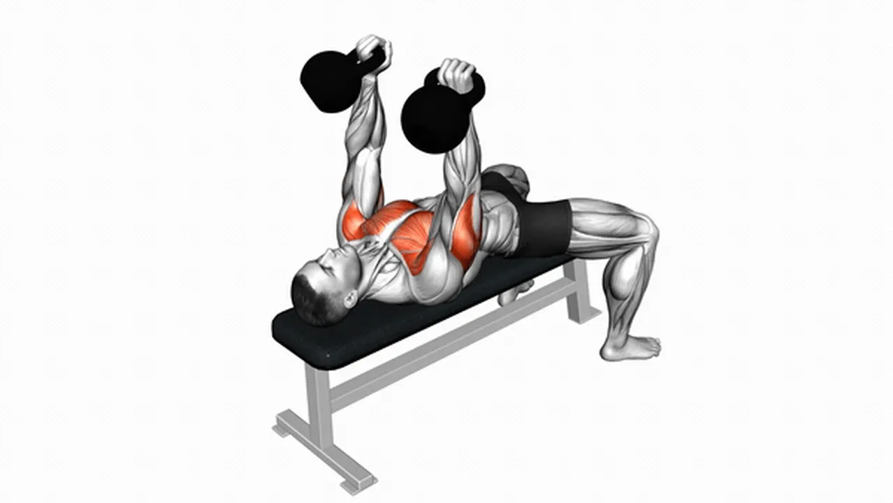 How to do the kettlebell bench press? Image