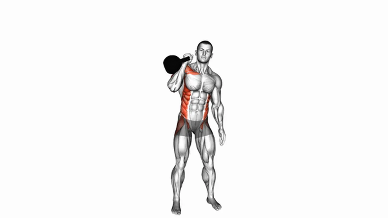 What are the benefits of the Kettlebell Bent Press? Image