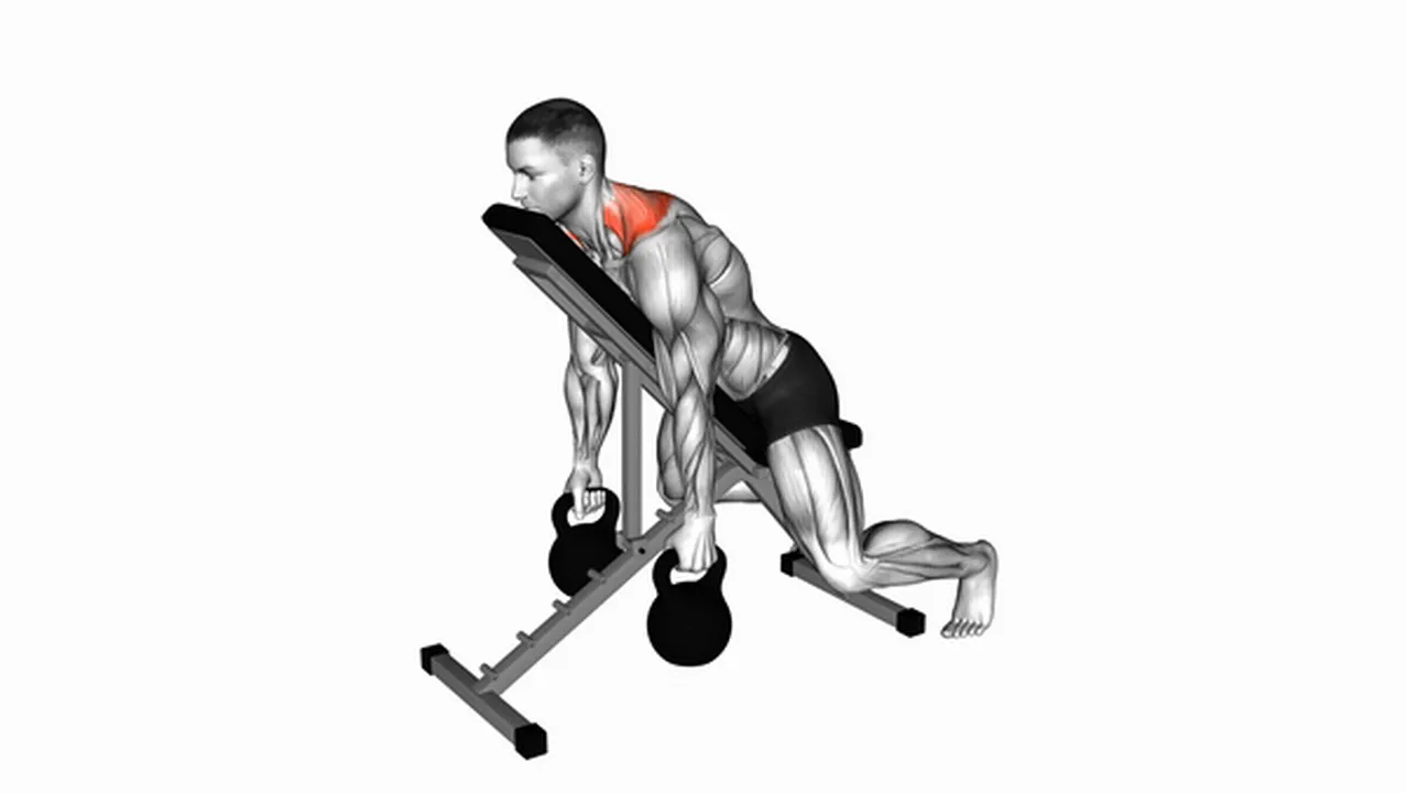 What are the benefits of kettlebell decline shrugs? Image