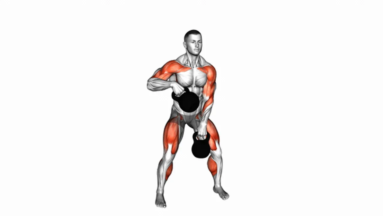 Kettlebell Double Alternating Hang Clean