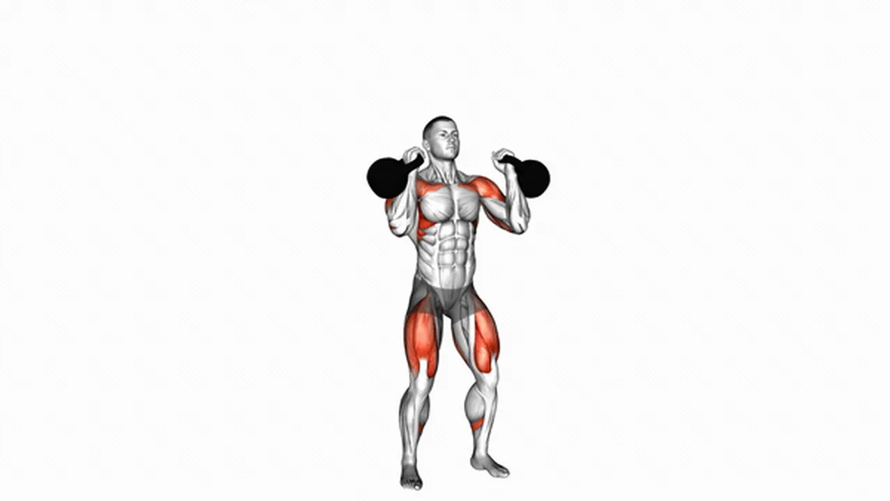 What are the benefits of the Kettlebell Double Push Press? Image