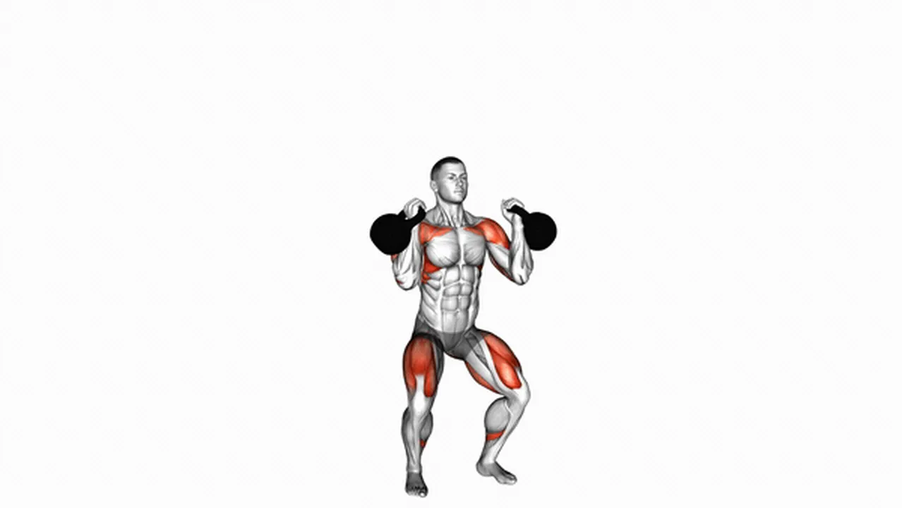 How to do the Kettlebell Double Push Press? Image