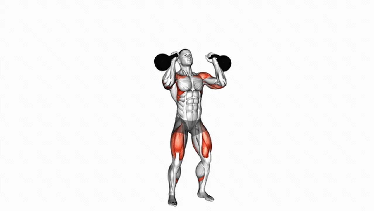 Common mistakes during the Kettlebell Double Push Press Image