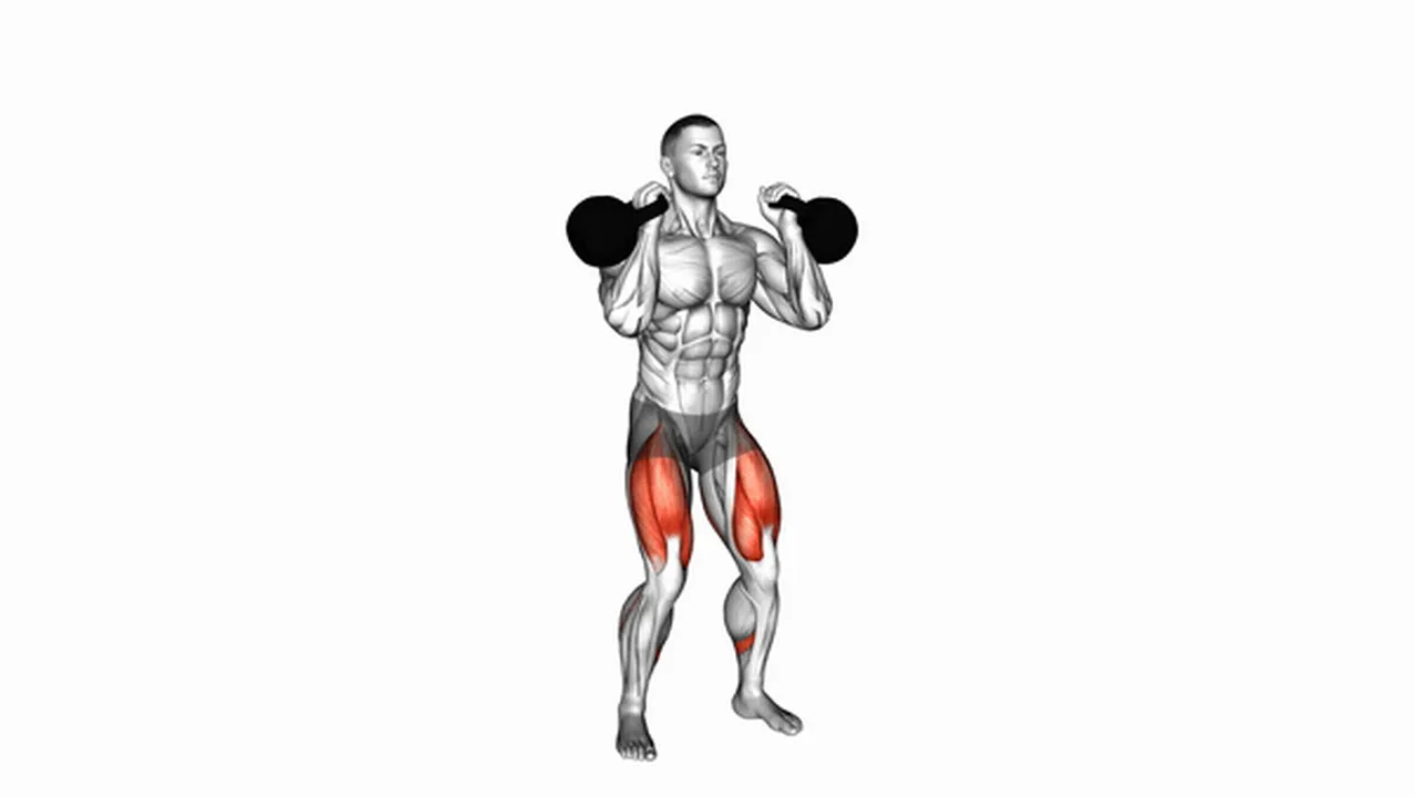 How to do kettlebell front squats? Image