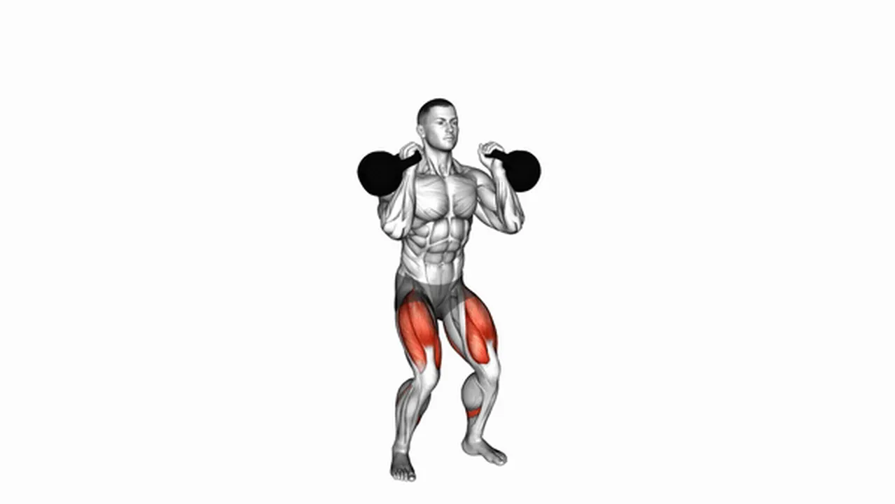 Common kettlebell front squat variations Image