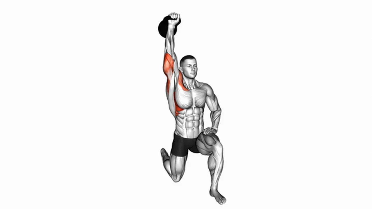 Common Kettlebell Half Kneeling Shoulder Press variations Image