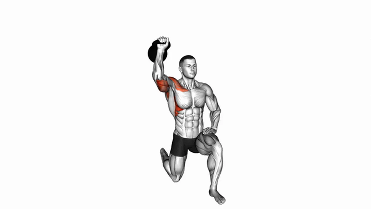 Common mistakes during the Kettlebell Half Kneeling Shoulder Press Image