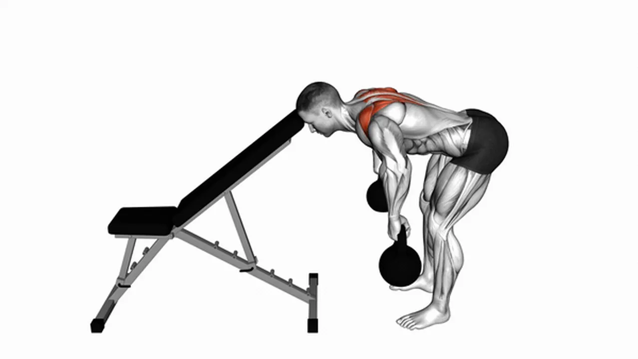 Common mistakes during kettlebell head supported rows Image