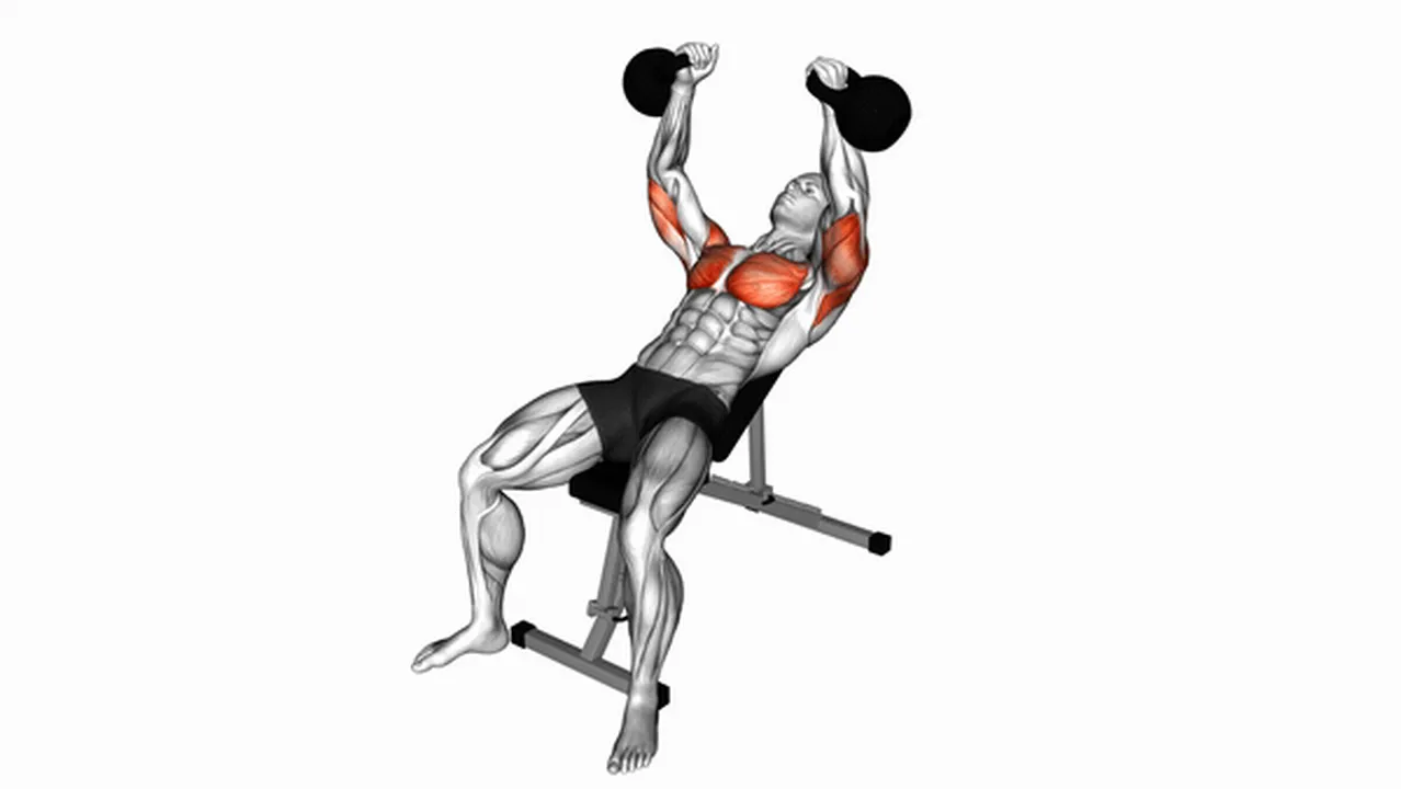 How to Perform the Kettlebell Incline Hammer Press Image