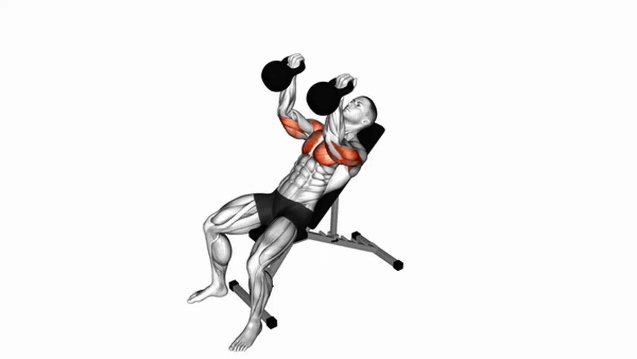 What are the benefits of kettlebell incline palm-in press? Image