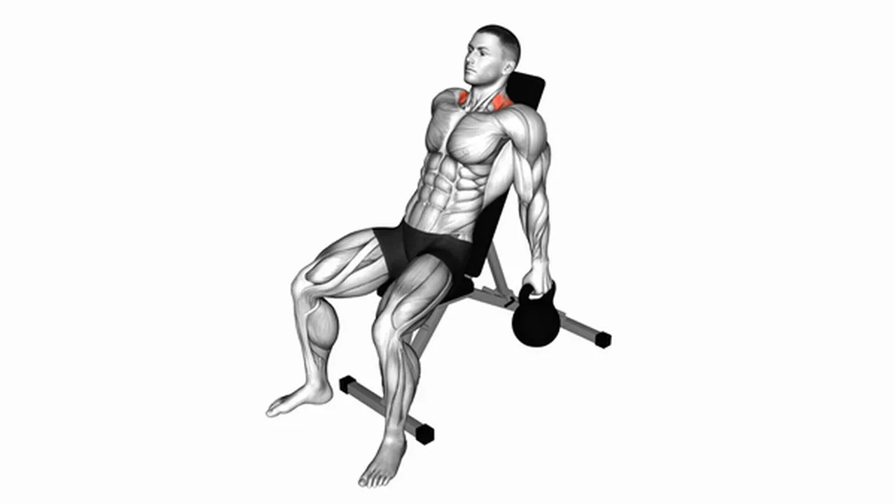 Common kettlebell incline shrug variations Image