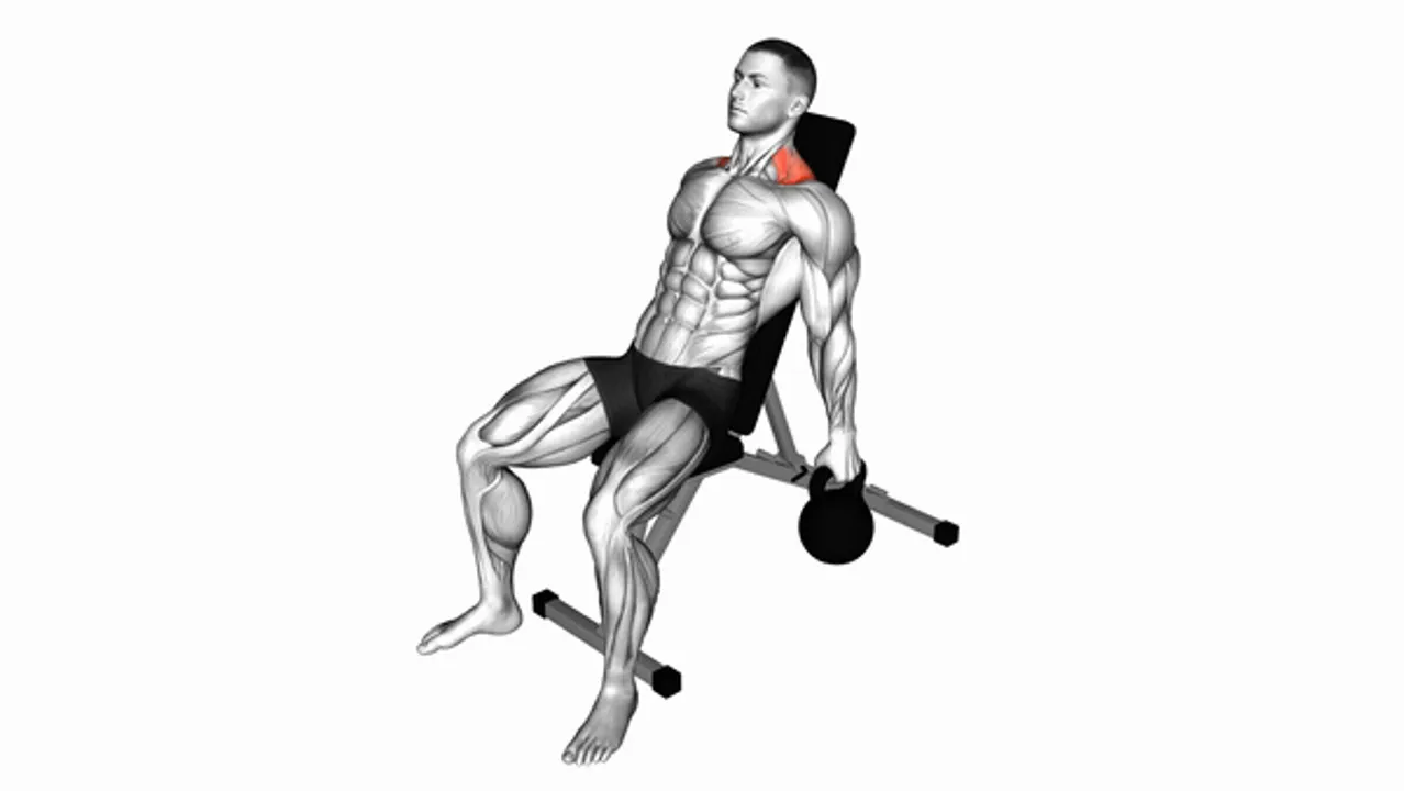 Kettlebell Incline Shrug