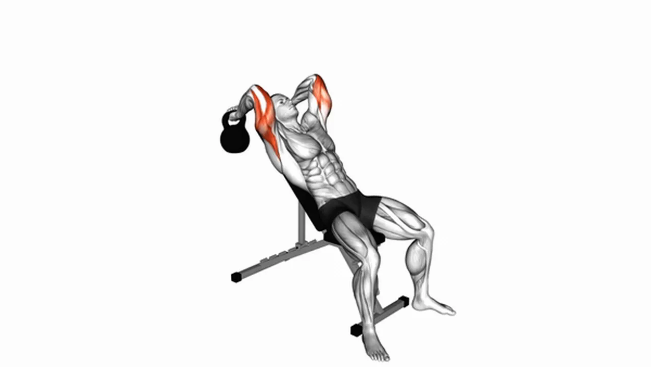 What are the benefits of kettlebell incline triceps extensions? Image