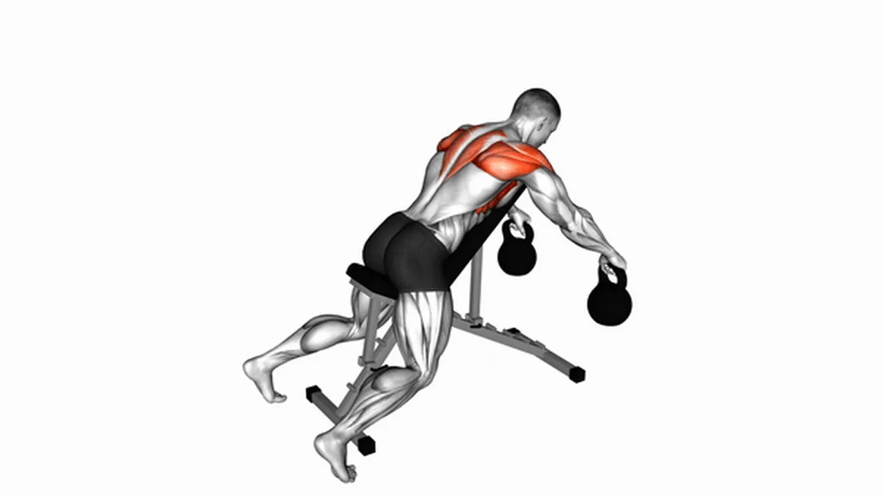 How to perform Kettlebell Incline Y Raises? Image