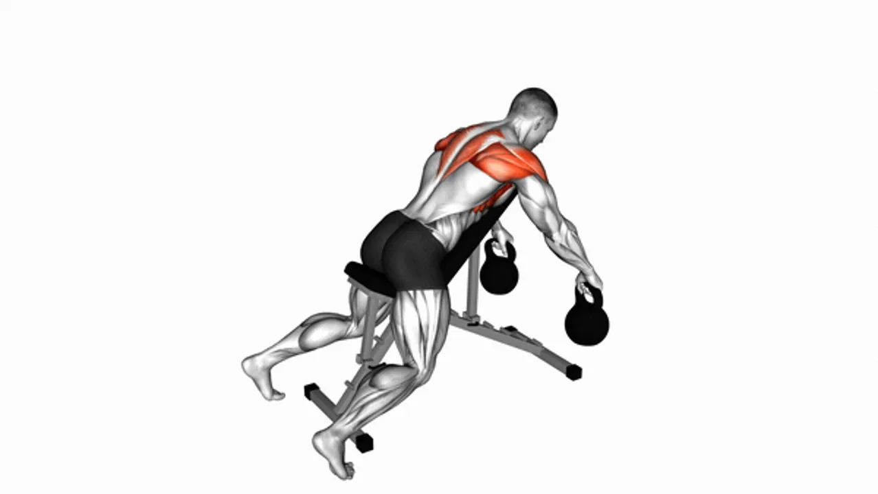 Kettlebell Incline Y Raise