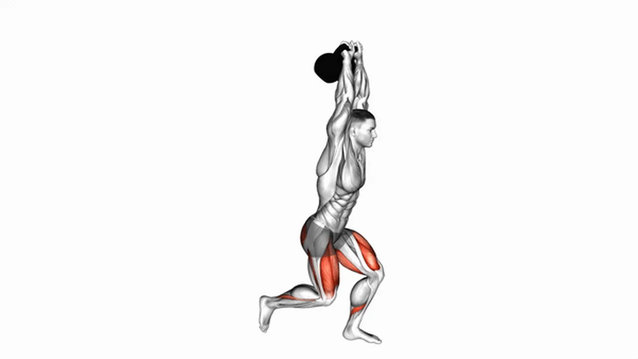 How to do kettlebell kneeling hold to stand? Image