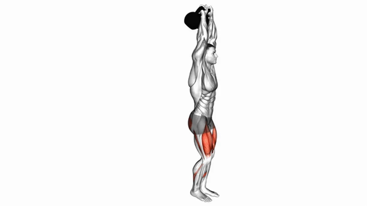 Common kettlebell kneeling hold to stand variations Image