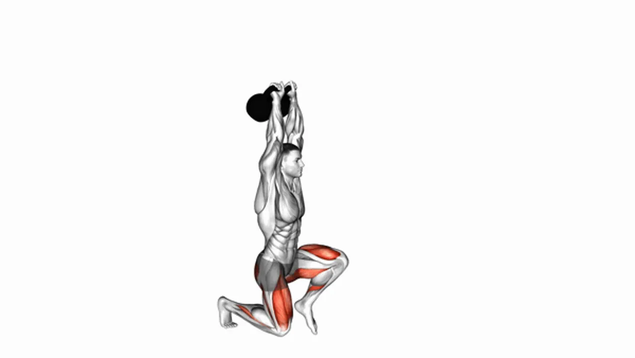 Kettlebell Kneeling Hold to Stand