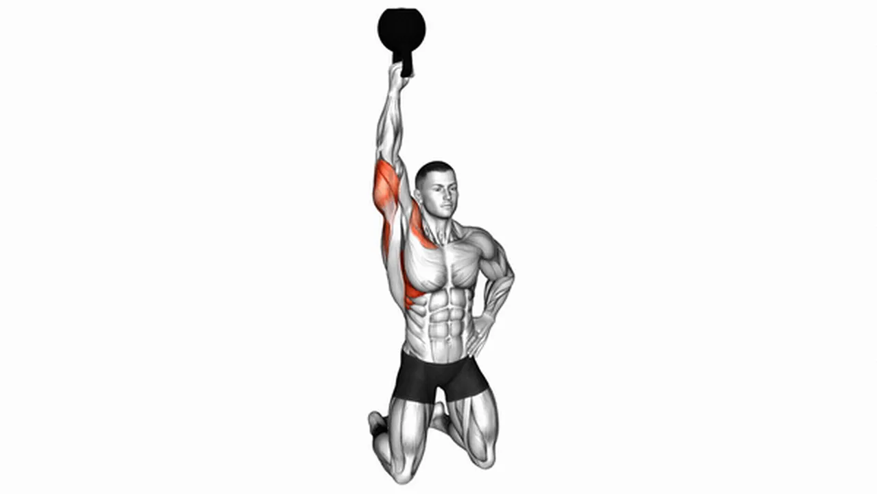 Common Kettlebell Kneeling One-Arm Bottoms Up Press variations Image