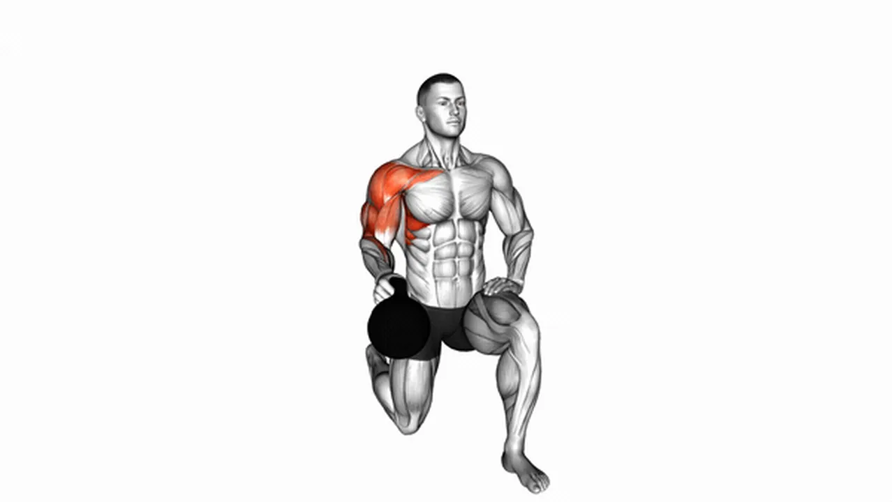 What are the benefits of the Kettlebell Kneeling Shoulder Bottom Up Hold? Image