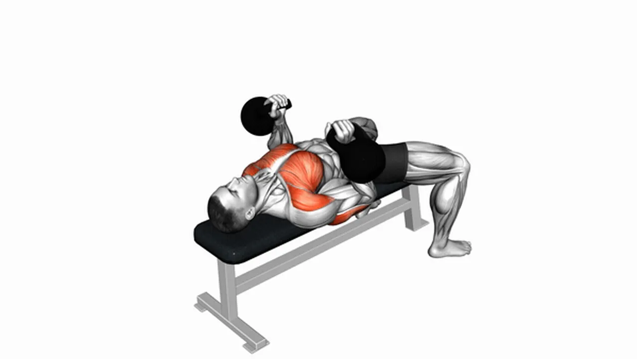 How to do the Kettlebell Neutral Grip Bench Press? Image