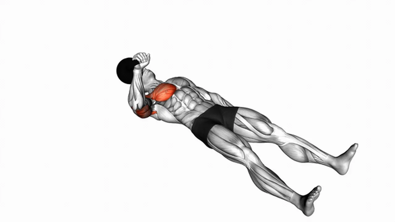 How to do kettlebell one-arm floor presses? Image