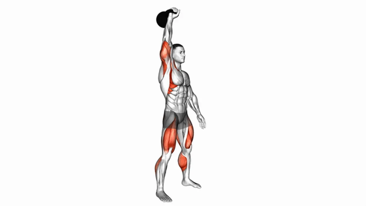 Common kettlebell one arm snatch variations Image