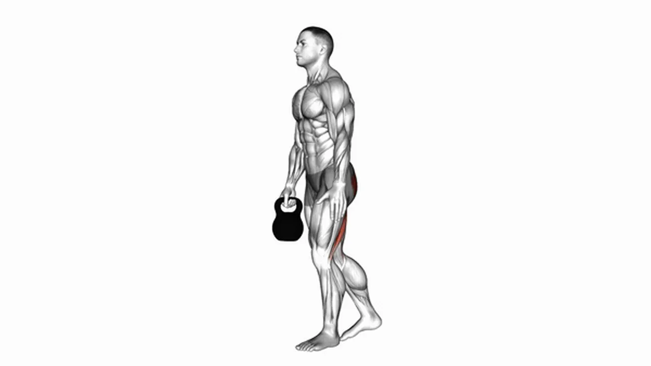 How to do kettlebell one-legged deadlifts? Image