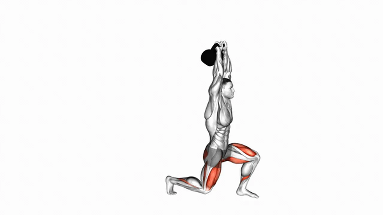 Common mistakes during kettlebell overhead lunges Image