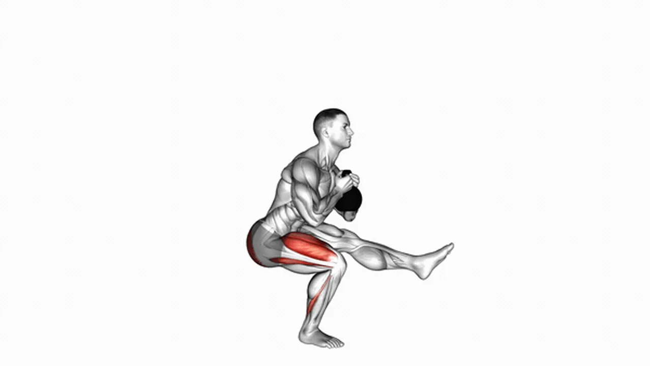 How to do kettlebell pistol squats? Image