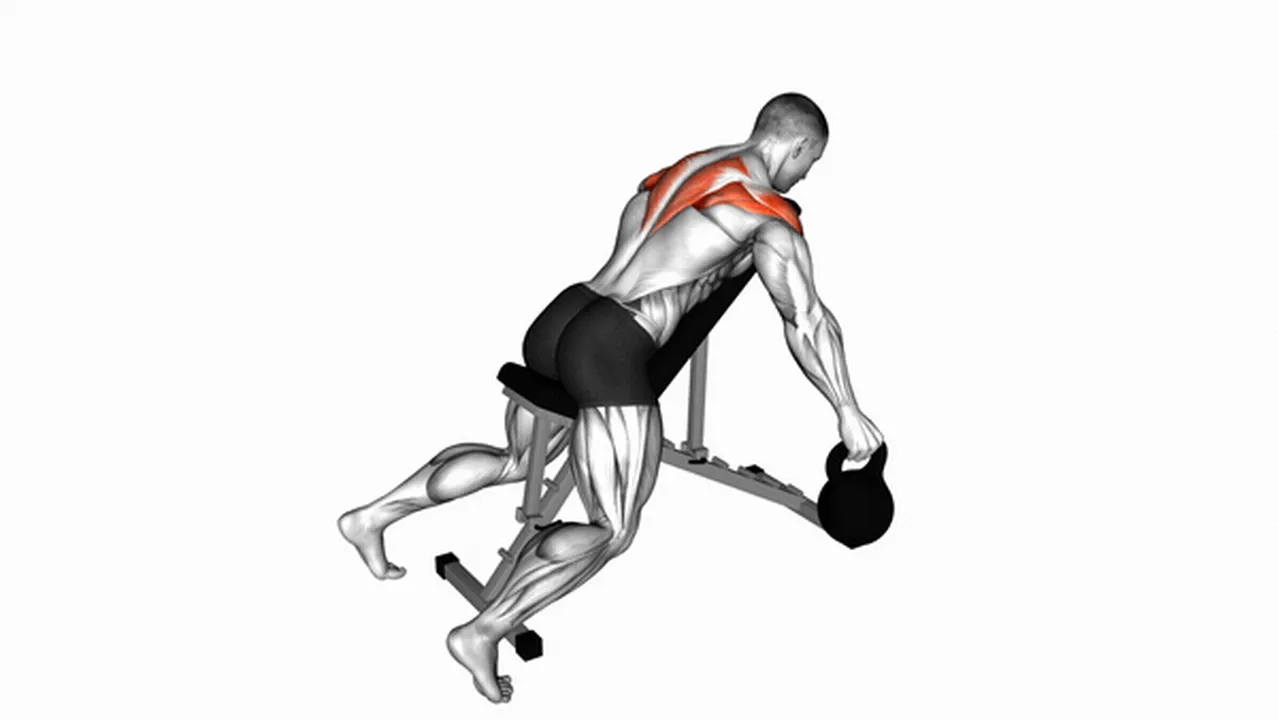 How to do kettlebell prone rear delt swings? Image