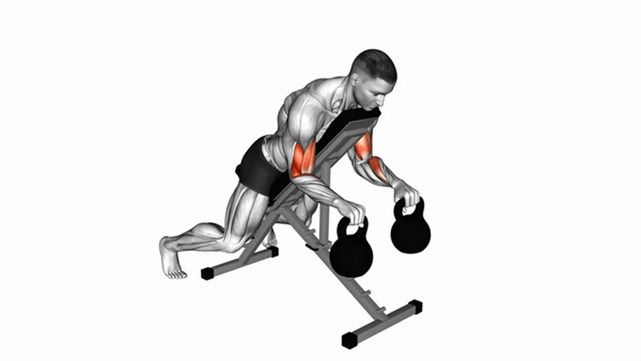 How to do Kettlebell Reverse Spider Curls? Image