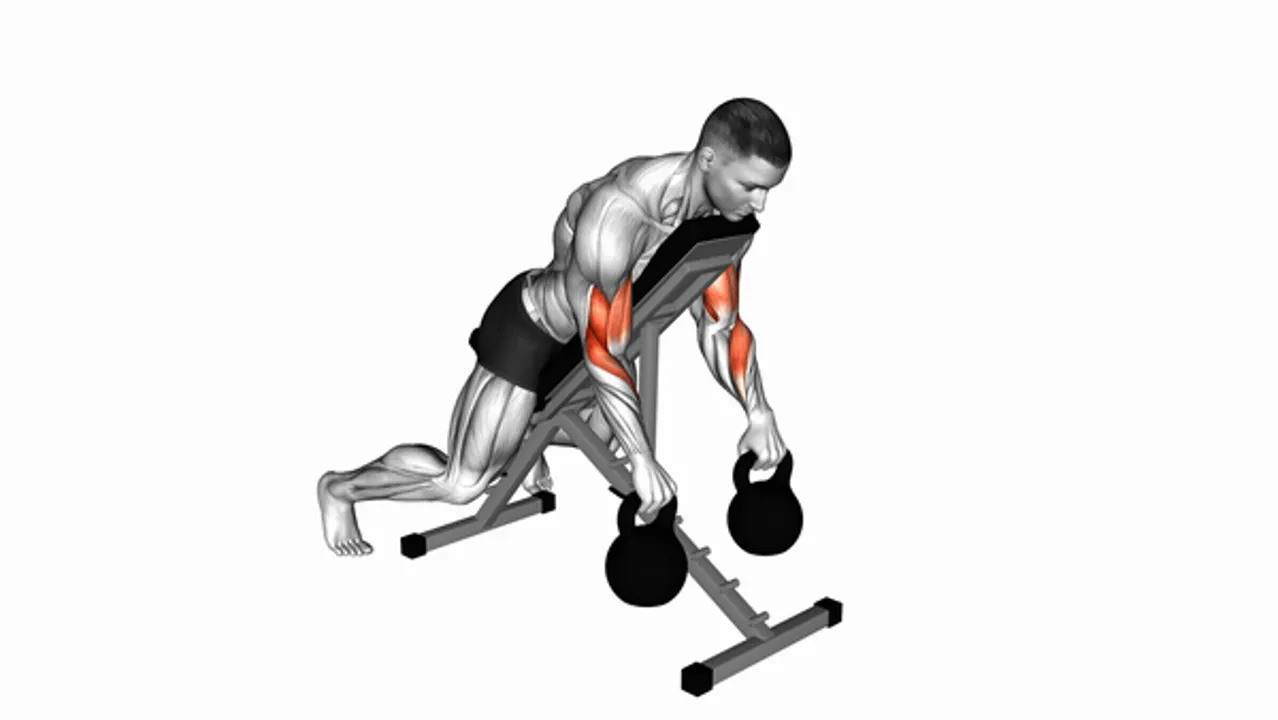 Kettlebell Reverse Spider Curl