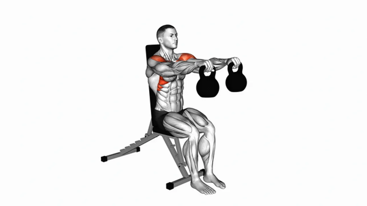 Common mistakes during Kettlebell Seated Front Raises Image