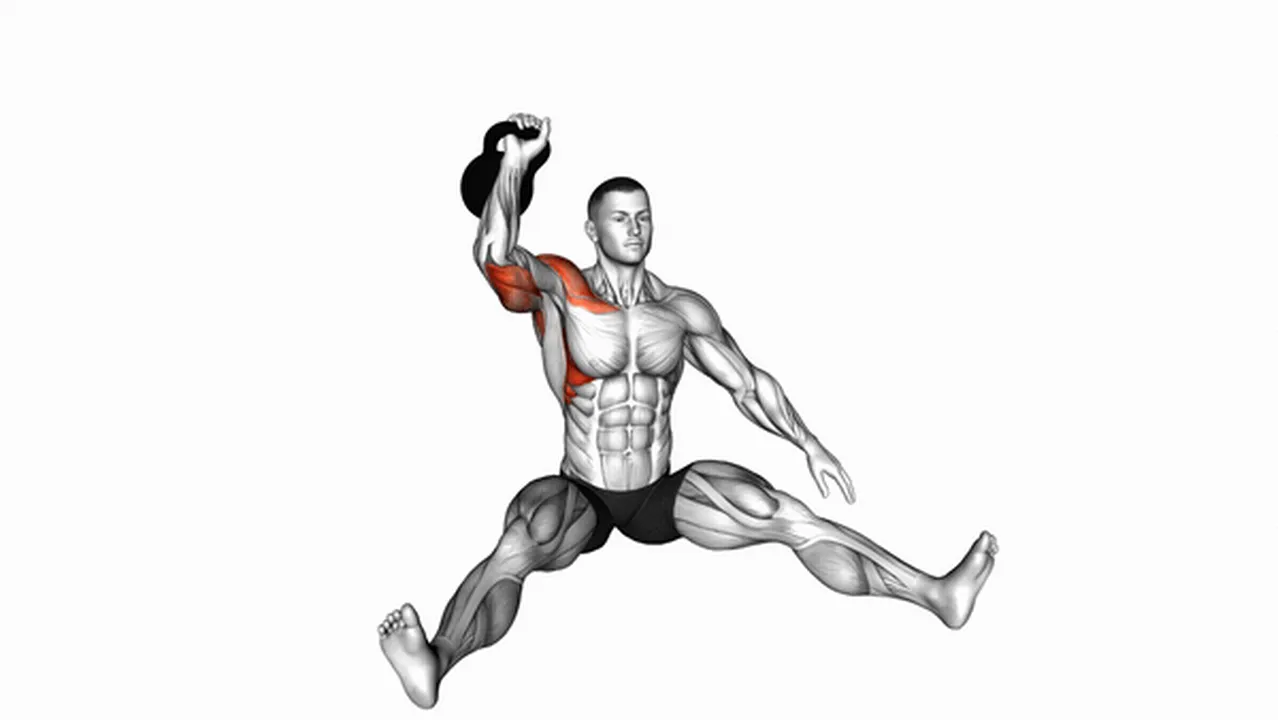 What are the benefits of the Kettlebell Seated Press? Image