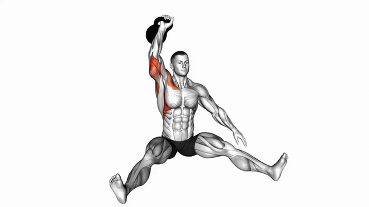 How to do the Kettlebell Seated Press? Image