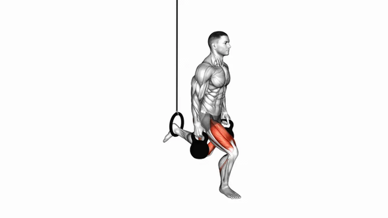 What are the benefits of kettlebell single leg split squats? Image