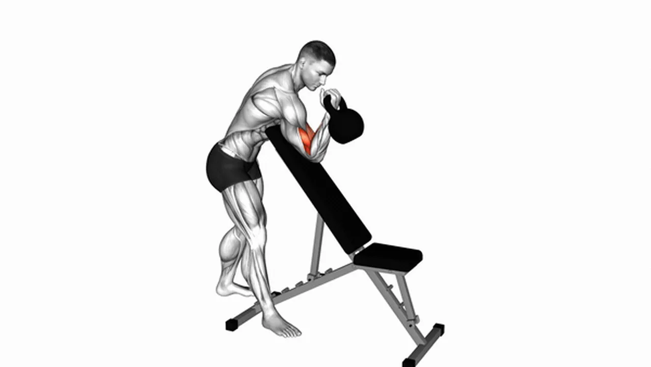 Common Kettlebell Standing One Arm Curl variations Image