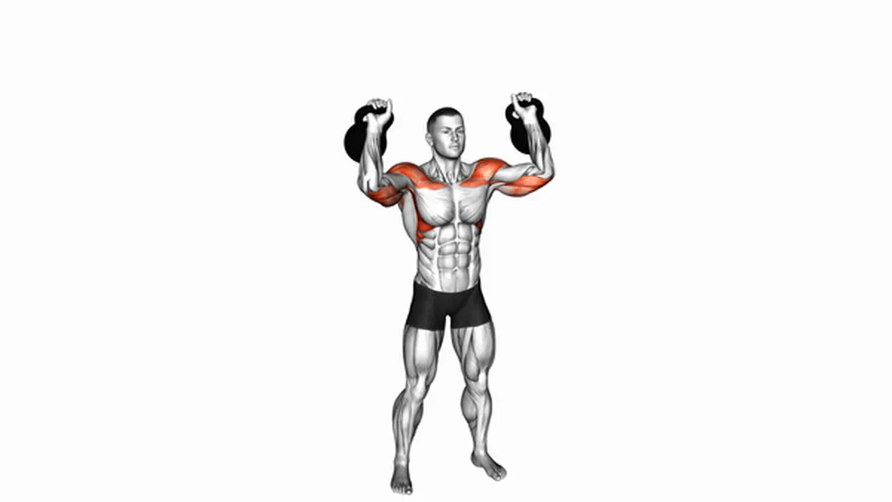 Common mistakes during the Kettlebell Two-Arm Military Press Image