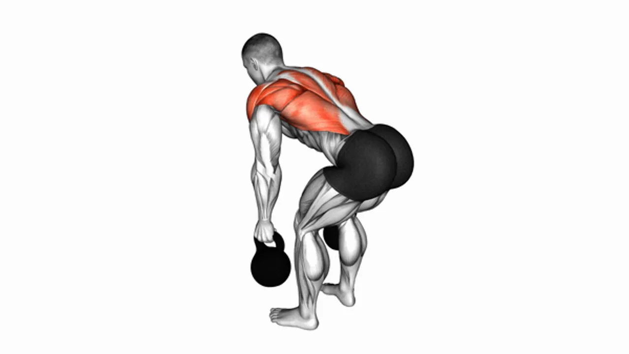 Kettlebell Two-Arm Row