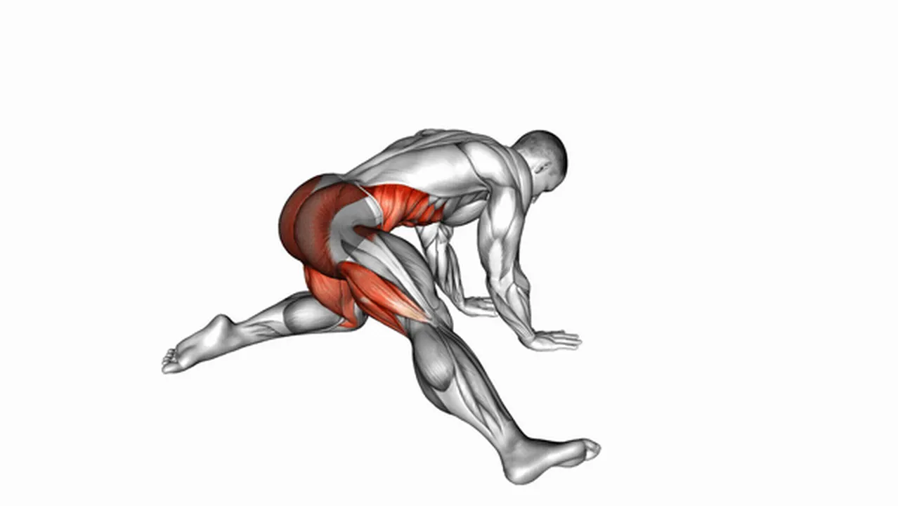 How to do the kneeling adductor backward stretch? Image