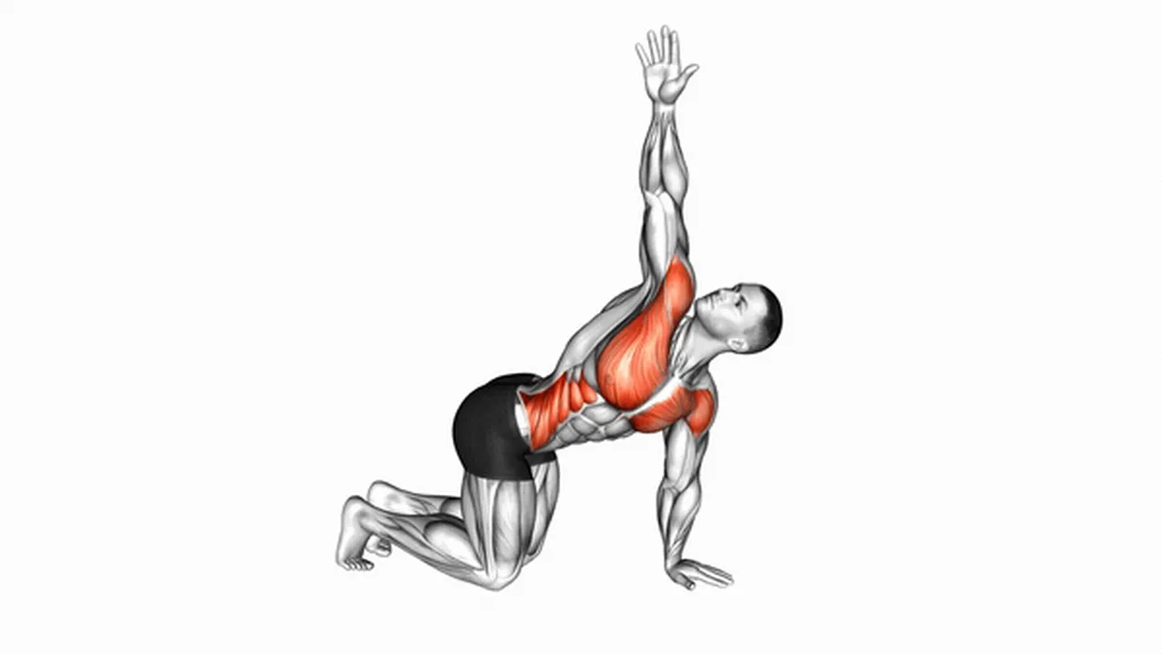 What are the benefits of the Kneeling Back Rotation Stretch? Image