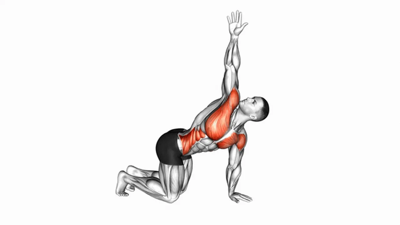 How to do the Kneeling Back Rotation Stretch? Image